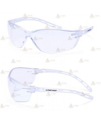 Gafas deportivas de seguridad ligeras y económicas  con ocular incoloro