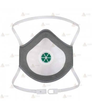 Mascarilla dolomita con válvula tipo FFP3 NR D
