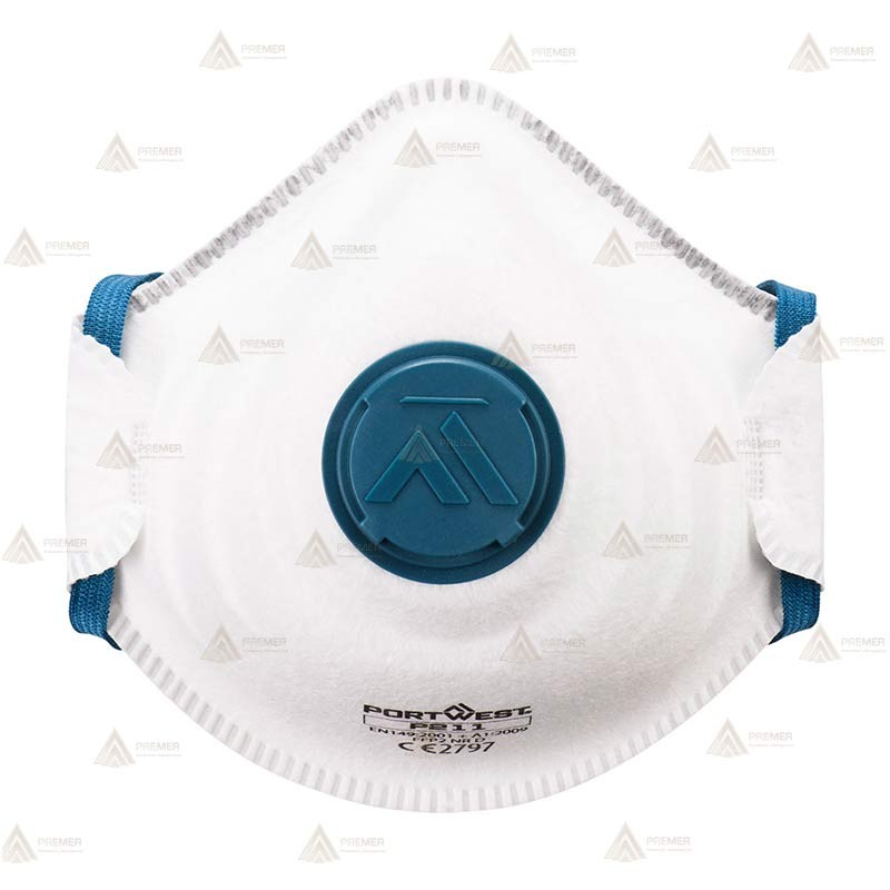 Mascarilla dolomita con válvula tipo FFP2 NR D