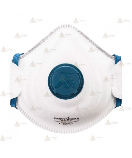 Mascarilla dolomita con válvula tipo FFP2 NR D