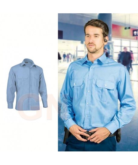 Camisa bolsillo con tapeta y tablas
