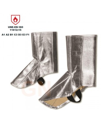 Polainas aluminizadas y kevlar muy ligeras de una capa 250ºC
