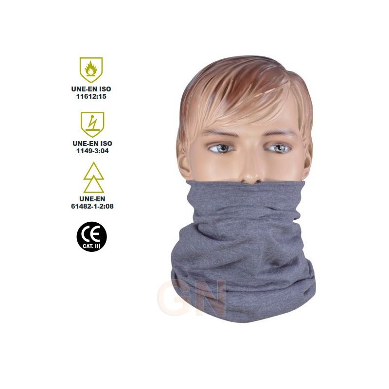 Braga o protector de cuello ignífugo