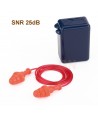 Tapones auditivos con cordon y estuche snr 25 db