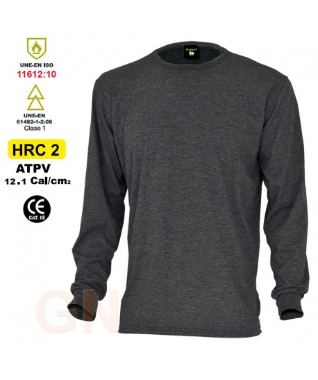 Camiseta ignífuga y anti arco Clase 1