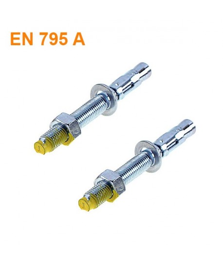 Tornillos de expansión de acero cincado de métrica 12 y 16 mm