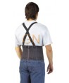 Faja lumbar con tirantes para trabajos pesados