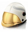 Visor dorado para casco de bombero profesional