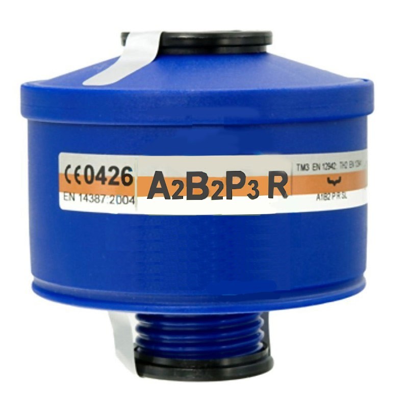 Filtro A2B2P3 R D de rosca unificada EN 148-1