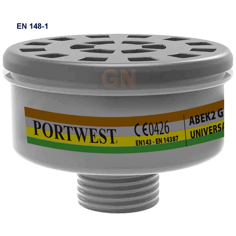 Filtro ABEK2 de rosca normalizada EN148
