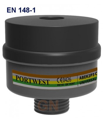 Filtro ABEK2P3 de rosca normalizada EN148