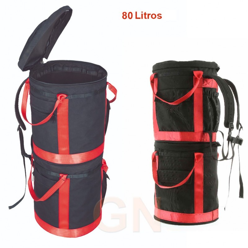 Mochila de gran tamaño (80 litros) divisible en dos partes independientes