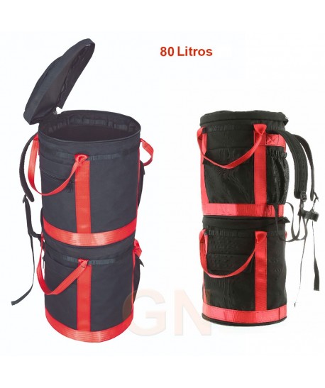 Mochila de gran tamaño (80 litros) divisible en dos partes independientes