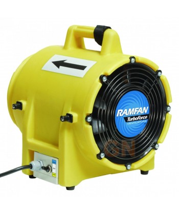 Ramfan UB20 ventilador-extractor de aire, potente, compacto y ligero