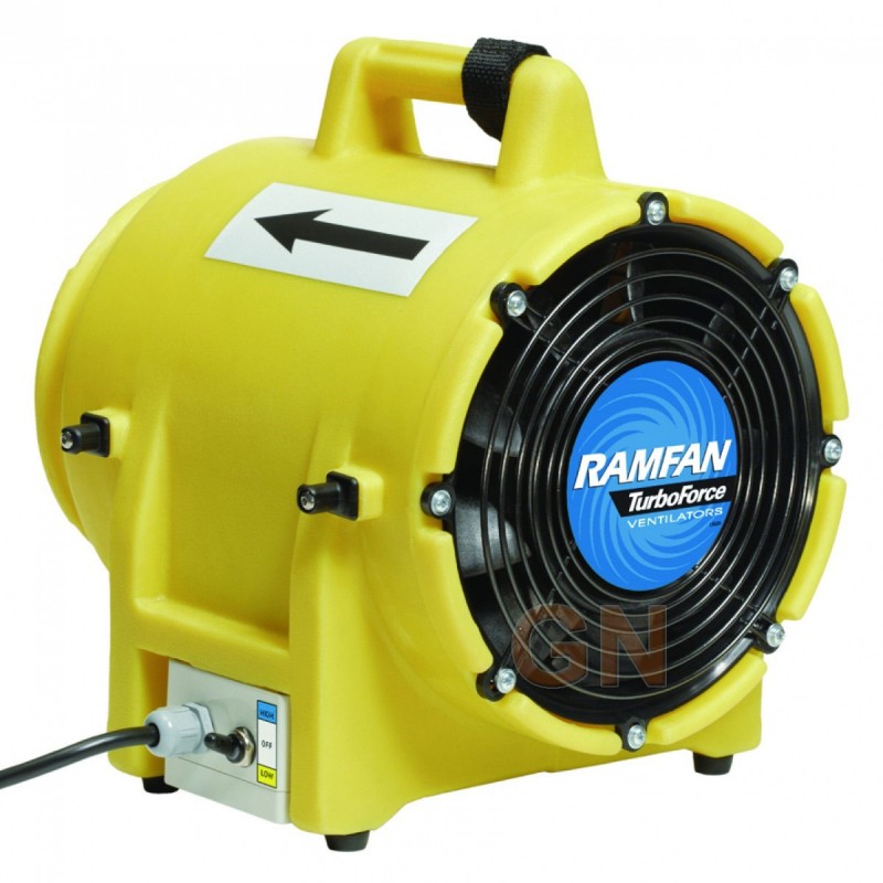 Ramfan UB20 ventilador-extractor de aire, potente, compacto y ligero