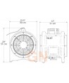 Ramfan UB30 ventilador-extractor de aire, potente, compacto y ligero