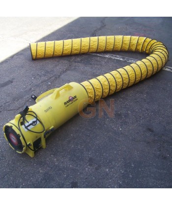 Maleta con tubo helicoidal de 20 cm de Ø para extractor UB20