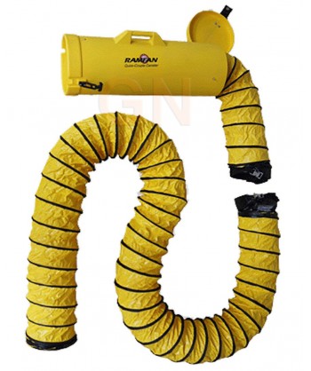 Maleta con tubo helicoidal de 20 cm de Ø para extractor UB20