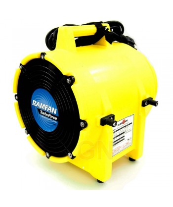 Ramfan UB20 ventilador-extractor de aire, potente, compacto y ligero con maleta para tubo helicoidal