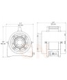 Extractor UB20-12 con bateria y maleta con tubo helicoidal