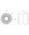 Ventilador/extractor Ramfan UB30 de 40 cm ø