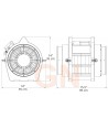 Ramfan UB20 Ventilador-extractor de aire certificado ATEX