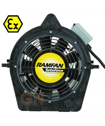 Ramfan UB20 Ventilador-extractor de aire certificado ATEX