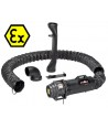 Extractor UB20 ATEX con maleta de tubo helicoidal y dispositivos MED