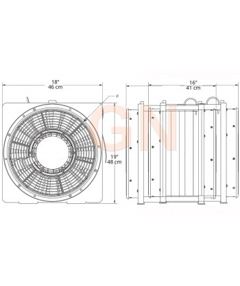 Extractor/ventilador ATEX de gran potencia con una potencia de hasta 7.580 m³
