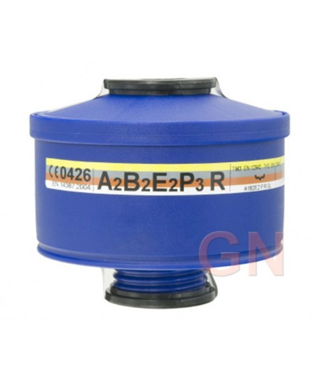 Filtro de rosca unificada EN 148-1 tipo A2B2E2 P3 R D