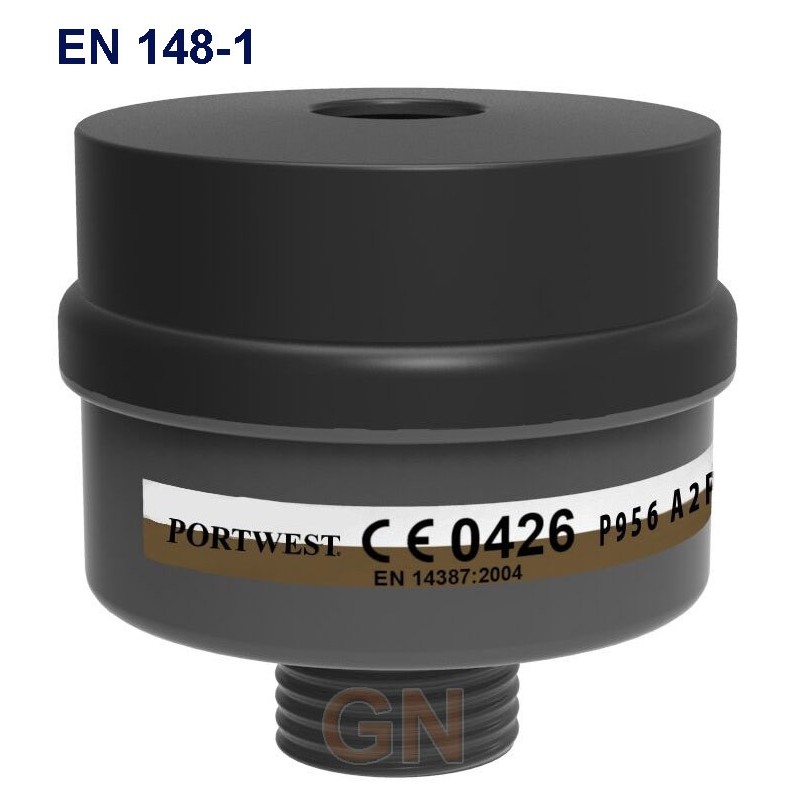 Filtro de rosca unificada EN 148-1 tipo A2P3