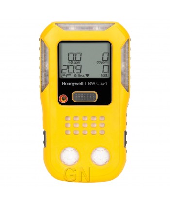 Detector multigás BWClip4 de Honeywell para CO, O2, H2S y Gases LEL