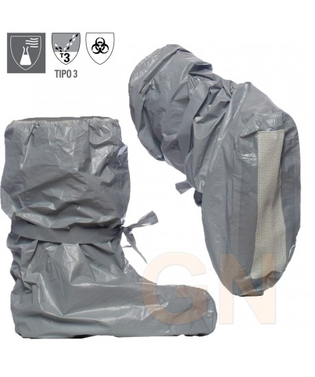 Cubrezapatos tychem poba antideslizante gris