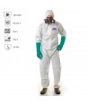 Buzo impermeable para riesgos biológicos -Tipo 5 y 6-