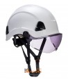 Visor panorámico para casco incoloro y ahumado