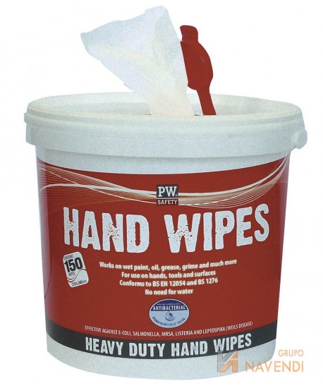 Toallitas de mano antibacterianas y antisépticas