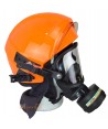 Máscara de presión negativa para filtros EN148 con enganches a casco de bombero
