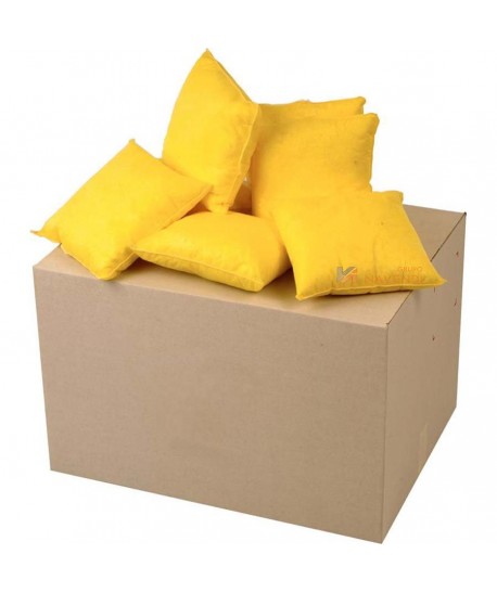 Almohadas para absorción y contención de derrames químicos