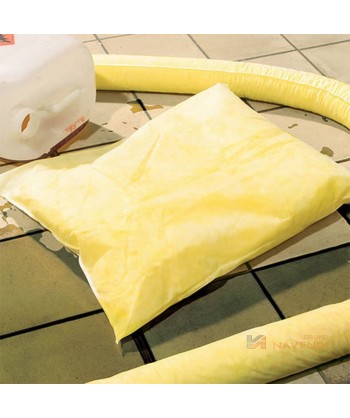 Almohadas para absorción y contención de derrames químicos