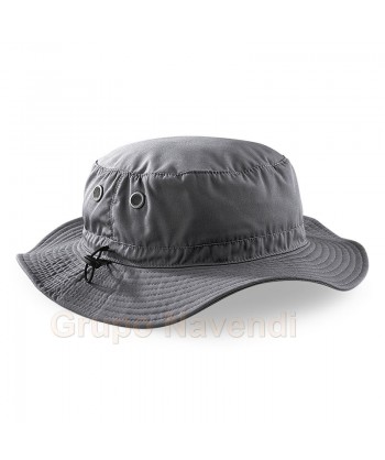 Gorro de ala ancha con protección rayos UPF50+ color gris