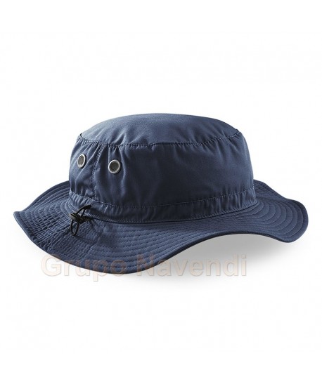 Gorro de ala ancha con protección rayos UPF50+ color  azul marino