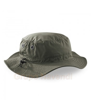 Gorro de ala ancha con protección rayos UPF50+ color verde oliva