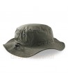 Gorro de ala ancha con protección rayos UPF50+ color verde oliva