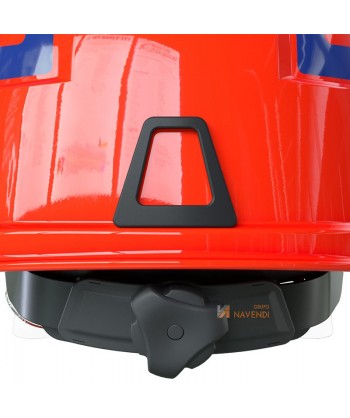 Casco homologado para rescate de montaña y forestal color rojo
