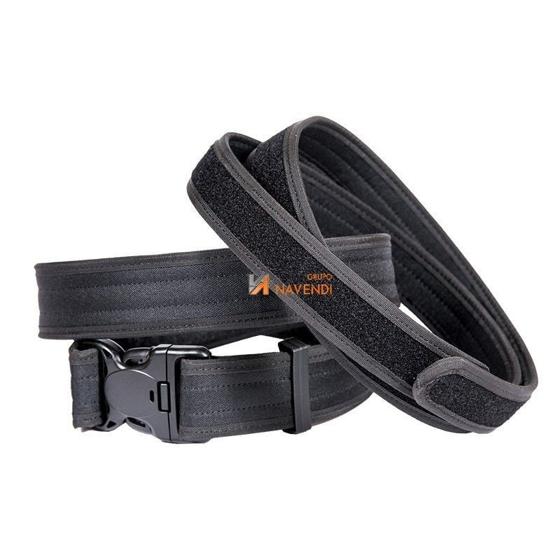 Cinturón doble de nylon con hebilla de seguridad de PVC