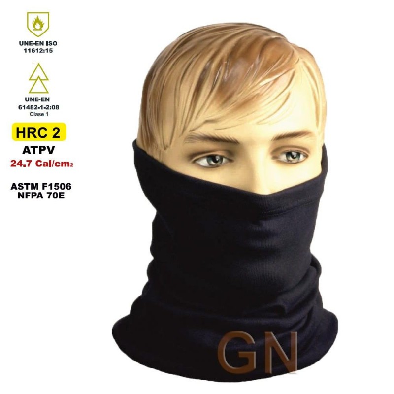 Braga para el cuello ignífuga anti arco eléctrico