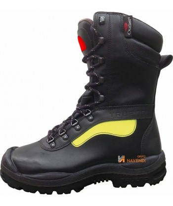 Bota de bomberos F1PA HI³ CI HRO FO SRC según EN 15090