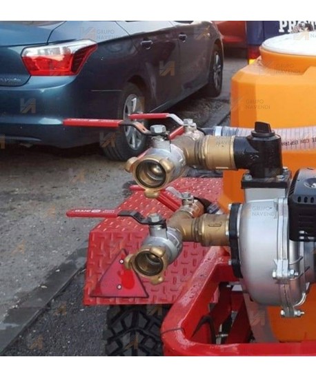 Salida con llave de paso + Racor Barcelona para bomba contra incendios