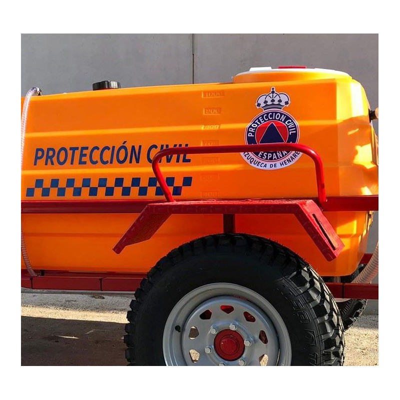 Personalización con vinilos para remolque contra incendios