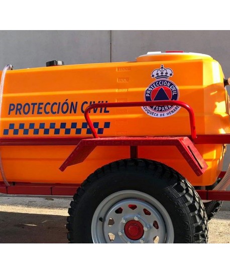 Personalización con vinilos para remolque contra incendios